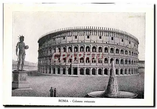 Cartes postales Roma Colosseo Restaurato