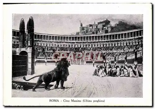 Cartes postales Roma Circo Massimo Lion