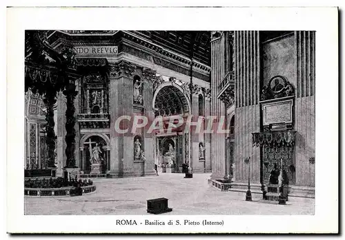 Cartes postales Roma Basilica Di S Pietro