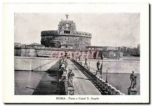 Cartes postales Roma Ponte E Castel S Angelo