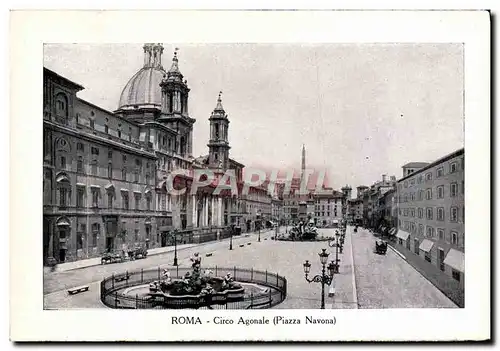 Ansichtskarte AK Roma Circo Agonale Piazza Navona