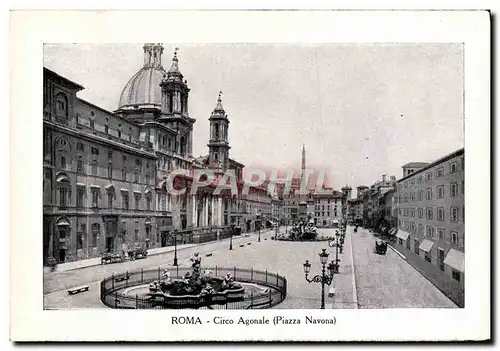 Cartes postales Roma Circo Agonale Piazza Navona