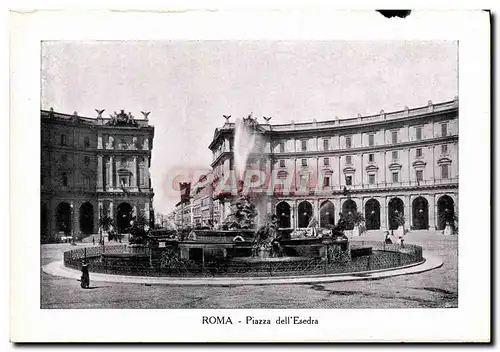 Cartes postales Roma Piazza Dell'Esedra