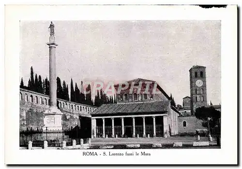 Cartes postales Roma S Lorenzo Fuori Le Mura