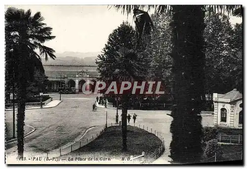 Cartes postales Pau La Place De La Gare