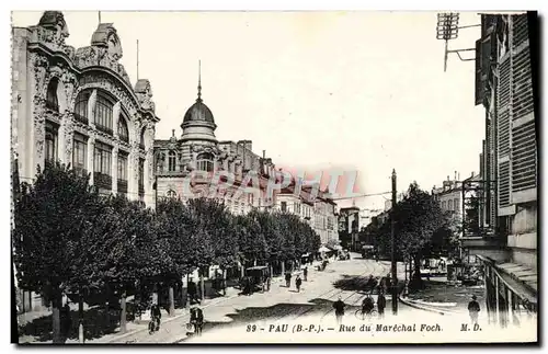 Cartes postales Pau Rue Du Marechal Foch