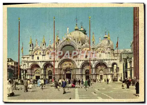 Cartes postales moderne Venezia Chiesa Di S Marco Fu Fatta Costrurie Da Giustiniano Participazio Ma Venezia