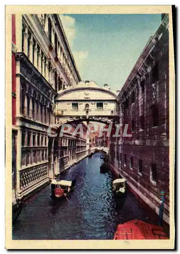 Cartes postales moderne Venezia Ponte Dei Sospiri Unisce Il Palazzo Ducale Con Le Nuove