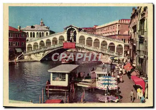 Cartes postales moderne Venezia Ponte Di Rialto Opera Robusta E Colossale Di Antonio Da Ponte