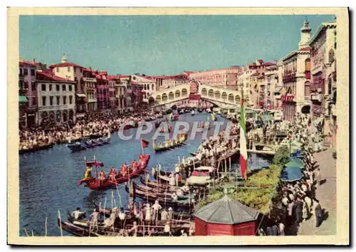 Moderne Karte Venezia Canal Grande In Festa Una Festa Caratteristica Del Popolo Venezia