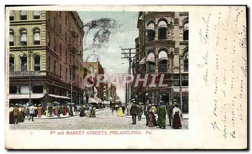 Cartes postales Market Streets Philadelphia