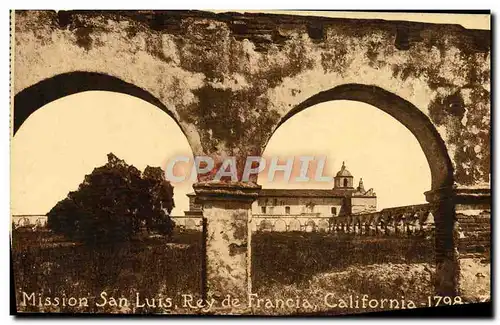 Ansichtskarte AK Mission San Luis Rey de Francia California 1798