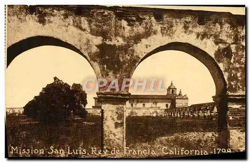 Cartes postales Mission San Luis Rey de Francia California 1798