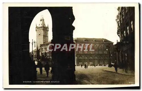 Cartes postales Praha Staromestska Radnice