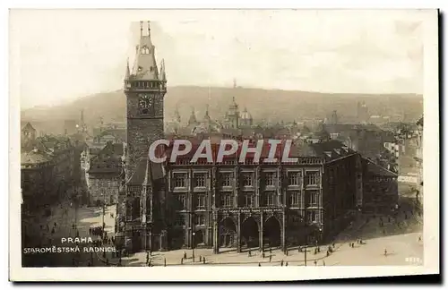 Cartes postales Praha Staromestska Radnice