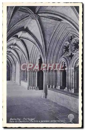 Cartes postales Batalha Portugal Sala do Capitulo