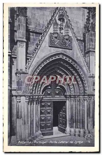 Cartes postales Batalha Portugal Porta Lateral da Igreja