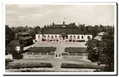 Ansichtskarte AK Stockholm Skansen Skogaholms herrgard