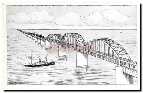 Ansichtskarte AK Pont Storstrombroen Vordingborg