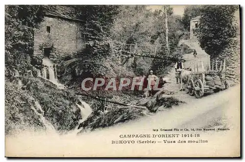 Ansichtskarte AK Campagne D&#39Orient 1914 1918 Bukovo Vues des moulins Militaria