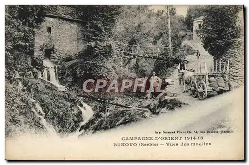 Cartes postales Campagne D&#39Orient 1914 1918 Bukovo Vues des moulins Militaria