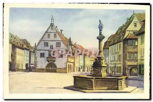 Cartes postales Obernal Place de la Republique