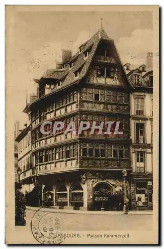 Cartes postales Strasbourg Maison Kammerzell