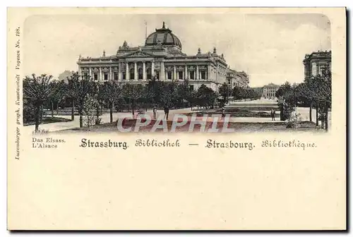 Cartes postales Strasbourg Bibliotheque