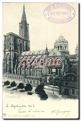 Cartes postales Strassburg Munster