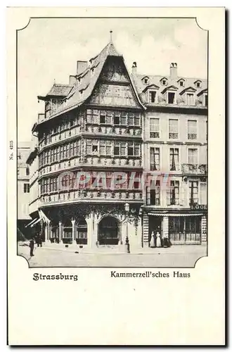 Cartes postales Strassburg Kammerzell Sches Haus