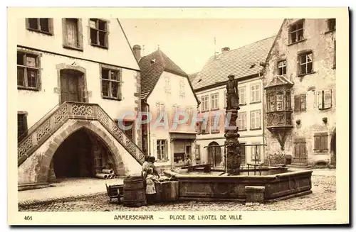 Cartes postales Ammerschwihr Place De L&#39Hotel De Ville