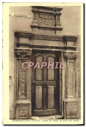 Cartes postales Ammerschwihr Place De L'Hotel De Ville 14eme