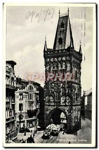 Cartes postales Praha Prasne Brana