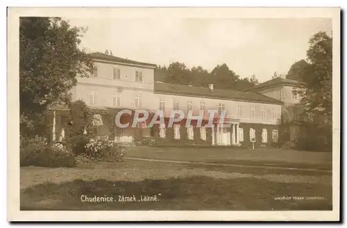 Cartes postales Chudenice Zamek Lazne