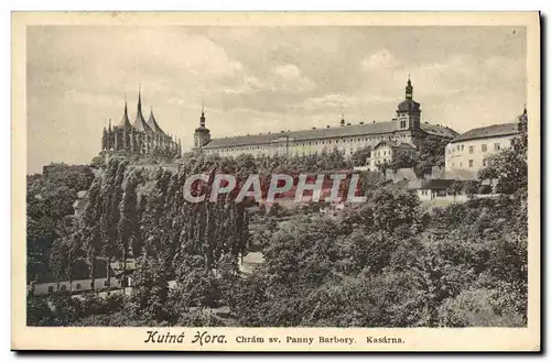 Cartes postales Kuina Hora Chram Sv Panny Barbory Kasarna