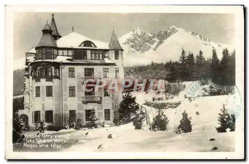 Cartes postales Vysoke Tatry v Zime