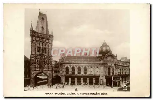 Cartes postales Praha Prasna Brana A Representacni Dom