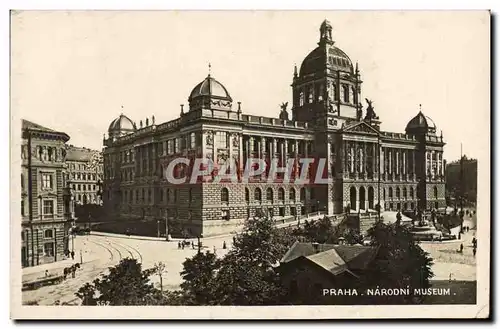 Cartes postales Praha Narodni Museum
