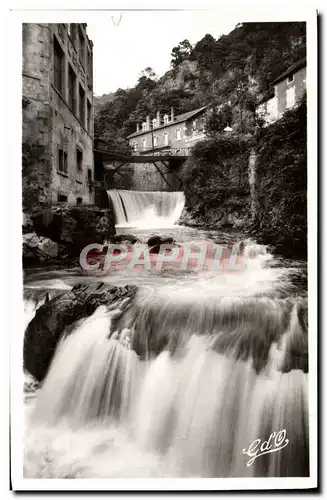 Moderne Karte L&#39Auvergne Thiers Cascades Du Creux De l&#39Enfer