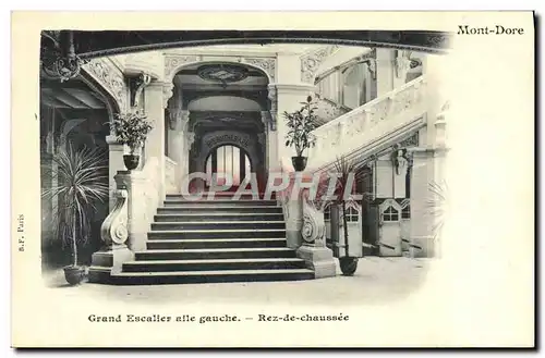 Cartes postales Mont Dore Grand Escalier Aile Gauche Rez De Chaussee