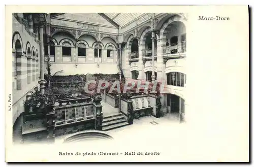 Ansichtskarte AK Mont Dore Bains De Pieds Hall De Droite