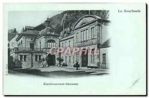 Cartes postales La Bourboule Etablissement Choussy