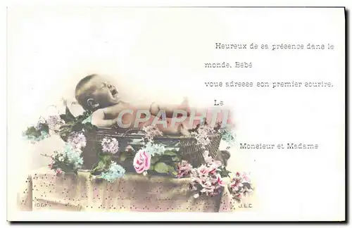 Cartes postales Fantaisie Enfant Bebe