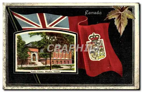 Cartes postales Public Library Windsor Canada Bibliotheque