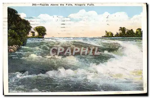 Cartes postales Niagara Falls Rapids Above the Falls