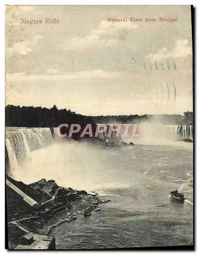 Cartes postales Niagara Falls General View From Bridge