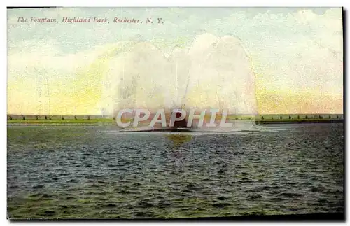 Cartes postales Buffalo The Fountain Highland Park Rochester