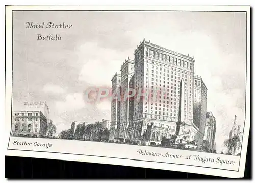 Cartes postales Hotel Statler Buffalo Delaware Avenue at Niagara square