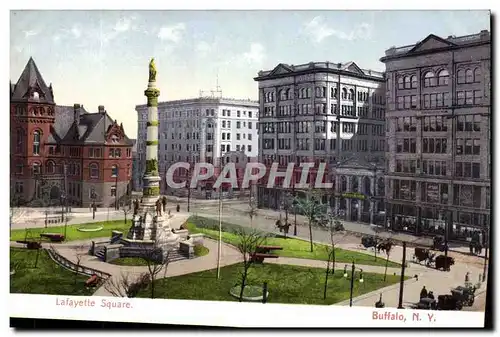 Cartes postales Lafayette Square Buffalo