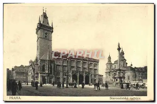 Cartes postales Praha Staromestaka radnice